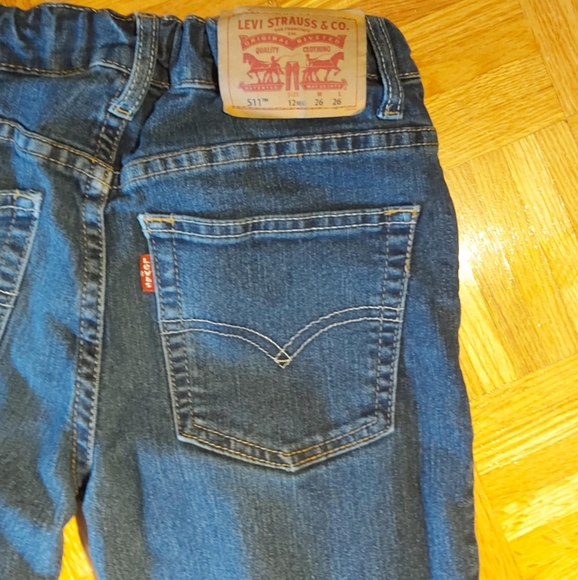 Levi 511 Slim Girls 12REG Performance light Blue Jeans - Picture 3 of 9